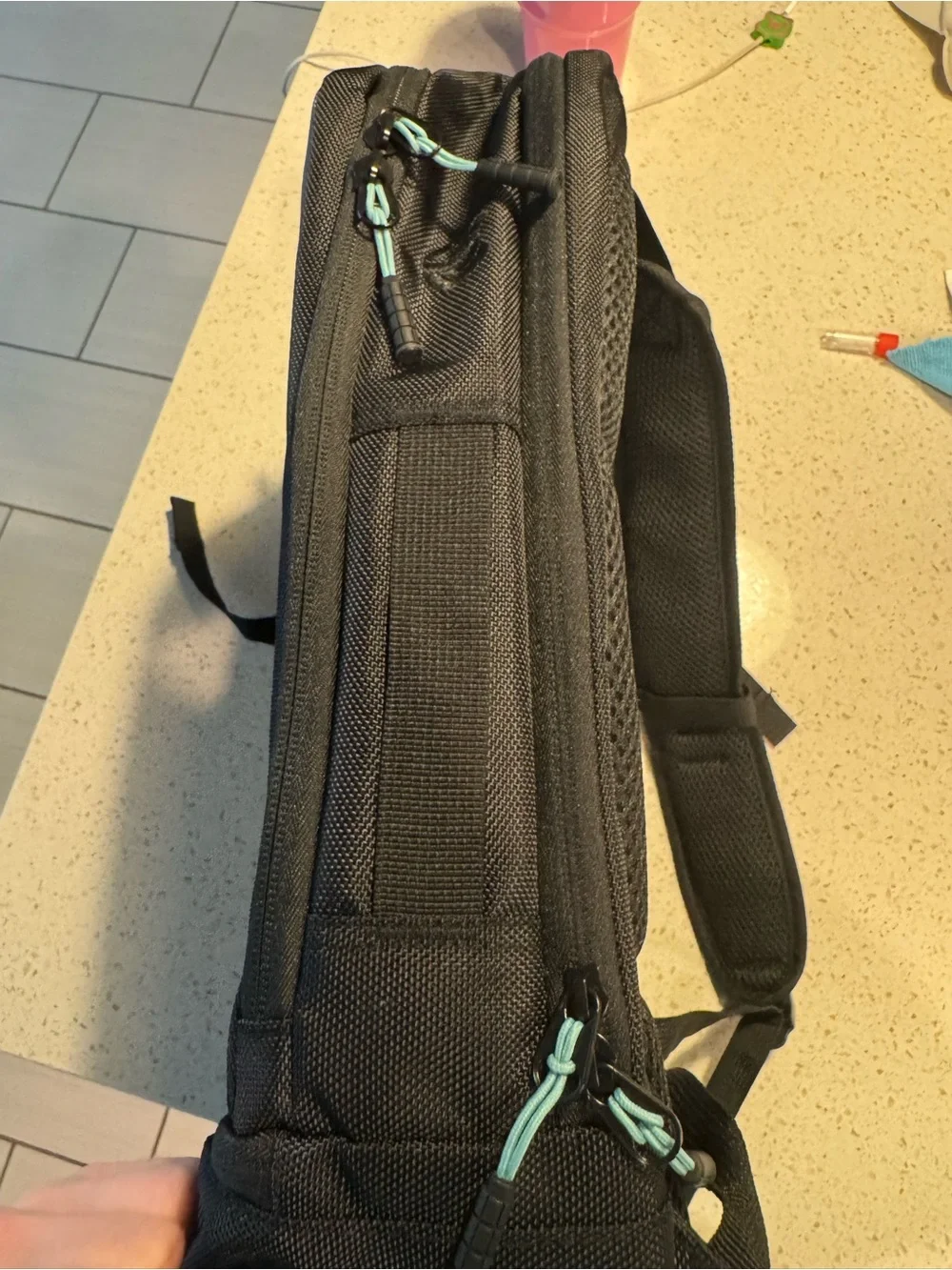 Connor Group Branded Laptop Backpack – Gray & Black Business Travel Bag 13x17x3
